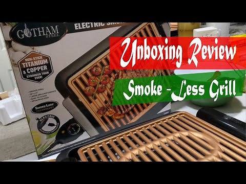 UNBOXING REVIEW | How to Assemble and Use the Gotham Steel Portable Electric Smoke-Less Grill?