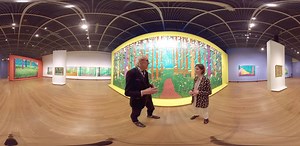 211K views · 1.5K shares | Follow chief curator Edwin Becker and curator of education Harma van Uffelen on a 360 tour around the exhibition Hockney - Van Gogh: The Joy of Nature. On view until May 26th. Don’t miss your chance to visit! There are still tickets available for May 5th and onwards: https://www.vangoghmuseum.com/hockney For the most enjoyable experience try watching this on your mobile. | Van Gogh Museum | Facebook