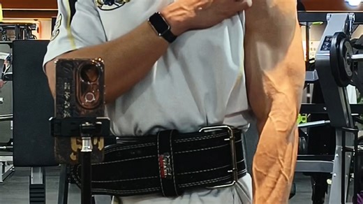 不看躯干单看手臂的话，这干度还是说的过去