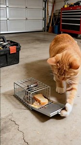 最萌捕鼠陷阱！橘貓蹲點兩小時#cat #mouse 🐱🐹🐱🐹 #catlife #mousemurah