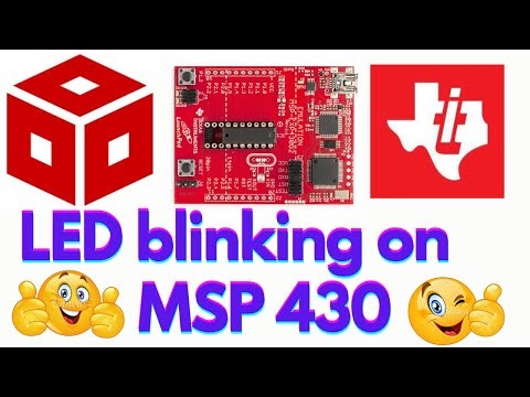 ✅ How to run a LED Blinking code in 💥 MSP430 LunchPad & Install MSPWARE using Composer Studio|TI|😍