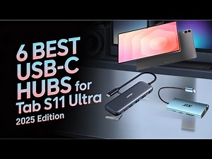 6 Best USB C Multiport Adapter Samsung Galaxy Tab S11 Ultra 2025