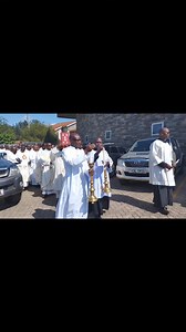 Priests From The Catholic Diocese of Nakuru 🇰🇪 in the Procession During Chrism Mass at The Cathedral Church of Christ The King Nakuru 🇰🇪 | Marcello Omuttaha