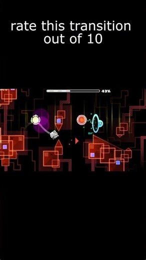 rate this transition out of 10 #geometrydash