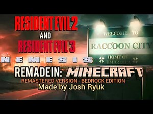 Raccoon City from Resident Evil 2/Resident Evil 3 REMADE IN MINECRAFT (REMASTERED on Bedrock v.1.21)