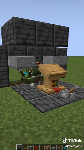 Zombie Villager Trading Hall! Don't forget to name the Zombie. Easily expandable as well. #fyp #foryoupage #foryou #minecraft