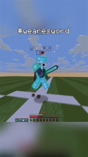 Comboing some amour stands #minecraft