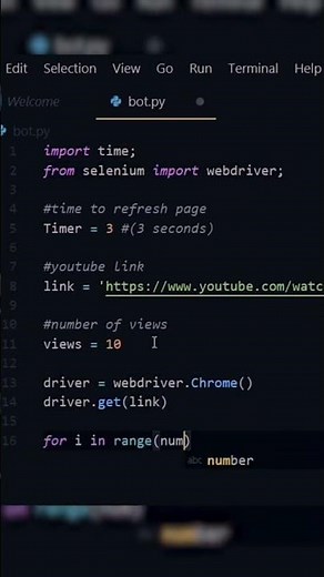 Coding a YouTube Viewbot, should I update it with proxies/generated IPs 🤔 #viewbot #python #coding