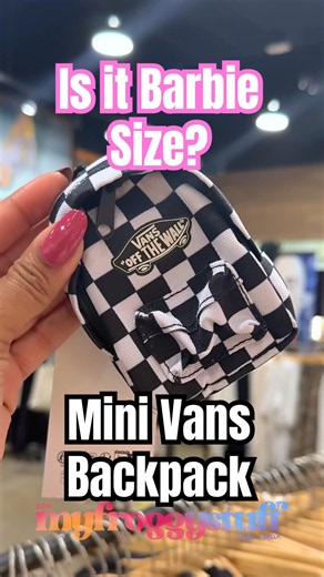 Can It Fit Barbie? Mini Vans Backpack