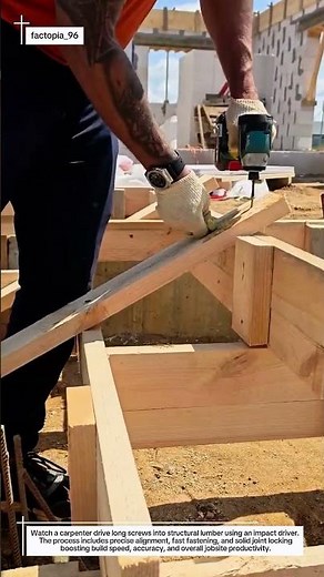 High-Speed Wood Framing with an Impact Driver | Clean, Strong, Efficient Build