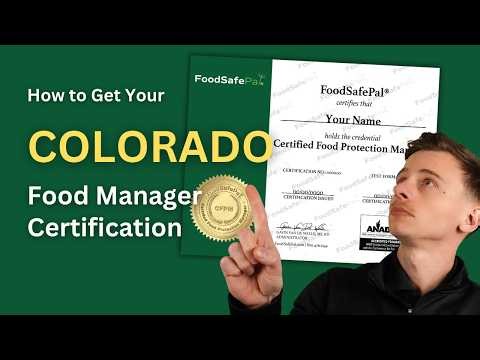 Colorado Food Manager Certification | How to Get Certified