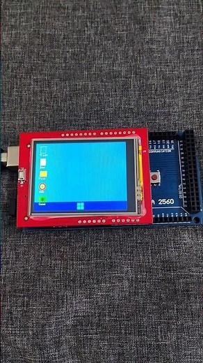 Mini Computer with Arduino Mega + TFT Display 🤖💻 #arduino #arduinomega #tftdisplay #arduinoideas