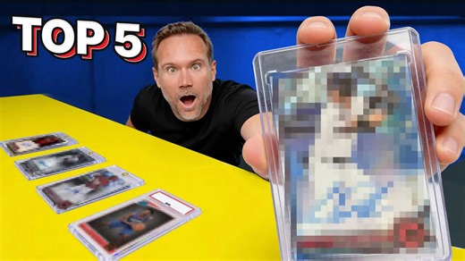 Top baseball & basketball card values