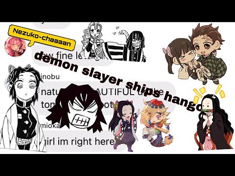 Demon Slayer ships Hangout || Demon Slayer Texts || ☕️🤭