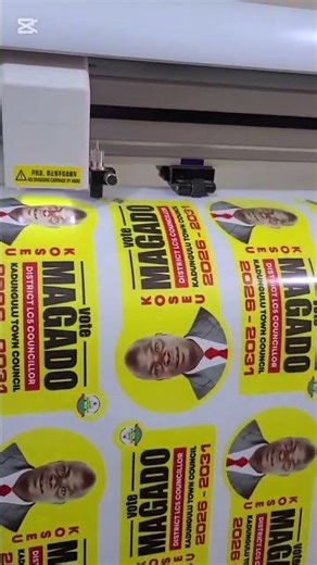 How to print and plot a sticker