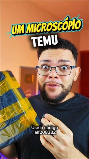 MICROSCÓPIO DA TEMU ‪@temu‬ meu código [alf208282) https://temu.to/k/gigjy81k2ty #temu #shorts