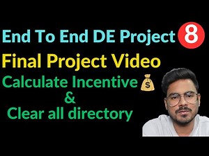 ETL | calculate incentive of sales person| clear the local directory | Lec-8