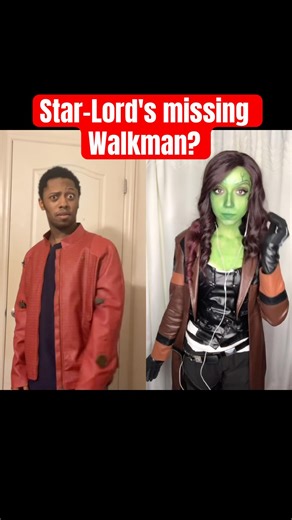 Star-Lord finding his Walkman-ft. @lostgirlmikachu ​⁠ #guardiansofthegalaxy #marvelcosplay