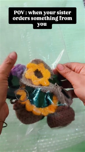 What your sister orders something from you 🤔 Handmade gifts for your loved one l crochet gift ideas