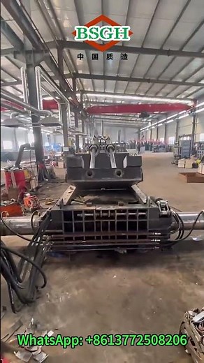 High Efficiency Metal Baler Machine for Scrap Metal Compaction | Hydraulic Metal Baling Press