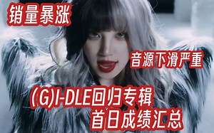 销量暴涨！但音源下滑严重！(G)I-DLE/GIDLE/女娃最新回归专辑首日成绩汇总