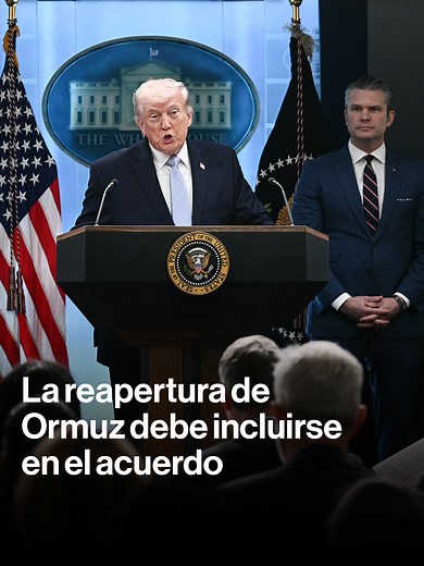 La reapertura de Ormuz debe incluirse en el acuerdo #estadosunidos #trump #donaldtrump #guerra #iran #mediooriente #ultimahora #noticias #bloomberg #viral