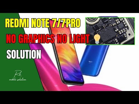 Redmi Note 7 Pro No Graphics No Light 💡 Redmi Note 7 Black Screen Problem