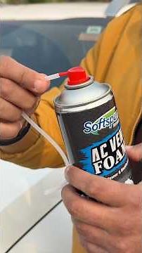 Clean Your AC Like a Pro! Softspun AC Foam Cleaner Deep Cleaning Demo 🧼❄️ #cleaninghacks
