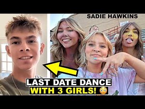 TAYDEN'S LAST HIGH SCHOOL DANCE SADIE HAWKINS WITH CHALK!