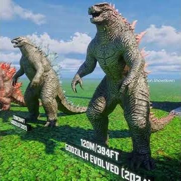 Godzilla Size Comparison | From Small to Biggest