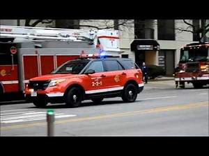 Chicago IL Fire Department Deputy District Chief 2-2-1 Arriving on the Scene