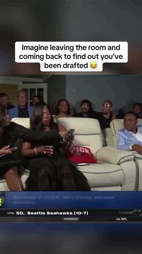 He wasn’t in the room when the call came in 😅 #nfl #nfldraft | Maryland Terrapins on 247Sports