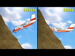 Floating Sandbox Plane Crash Test – Extreme Physics Simulation