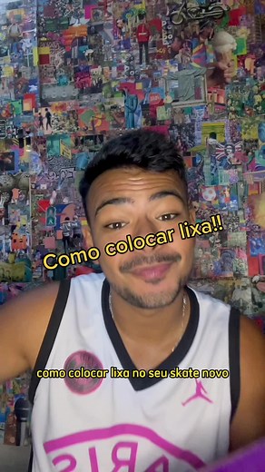 Como colocar lixa no seu shape novo! #skate #fyp #sktbr #tutorial #aprendanotiktok #leonovamente