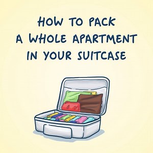 How to pack a whole apartment in your suitcase.󾓰☺️ | 5-Minute Crafts