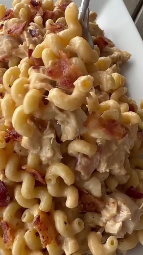 Creamy Chicken Bacon Ranch Crockpot Pasta Recipe