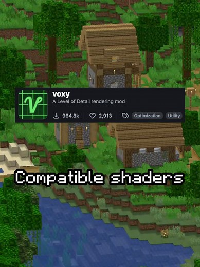 Exploring Voxy Compatible Shaders in Minecraft Without Fog