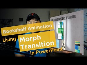 PowerPoint Technique - Bookshelf Effect Using Morph Transition
