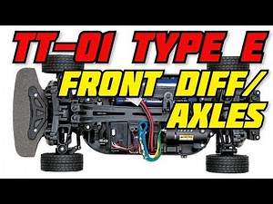 How to Install Front Diff & Axles on Tamiya TT-01 Type E Buggyra Fat Fox Euro Truck Kit