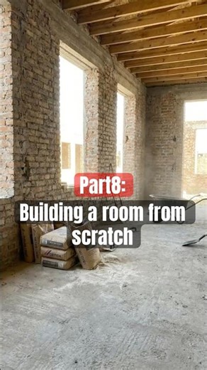 PART8: Building a Room From Scratch | Step-by-Step Construction & Finishing #building #aibuilding