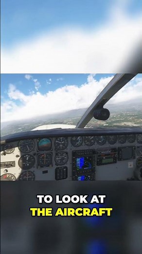 Cessna 404 Titan Approach: Cockpit View