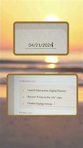 Interactive Digital Planner