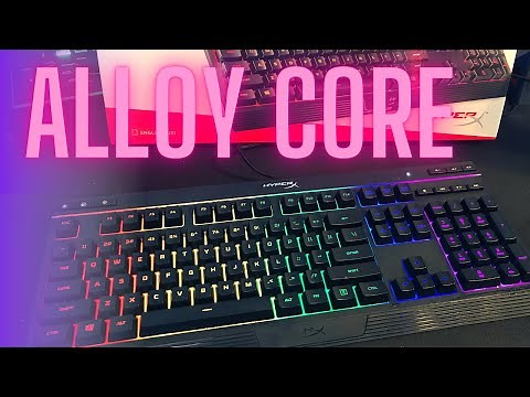 HyperX Alloy Core RGB Keyboard Review with water test!