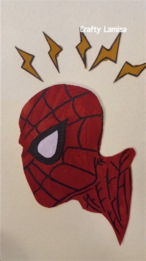 DIY Spider-Man room decor idea 🕸️✨ #diy #crafts #shorts #viral #roomdcor #viralshort #trending #luv