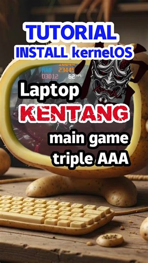 Tutorial KernelOS untuk Gaming di Laptop Kentang