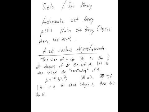 Discrete Mathematics Learning About Sets