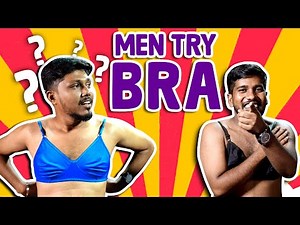 Men Try Bra for the First time | VJ Achu | woMENism | Hello Tamizha