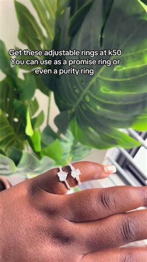 Adjustable Rings Available at K50 in Lusaka