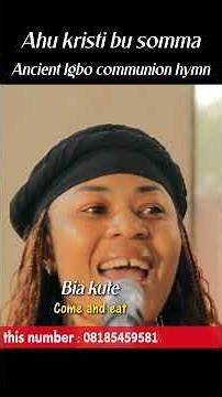 Ahu Christi bu somma |Ancient Igbo communion hymn rendered by Obiblo Music Crew| Igbo/English Lyrics