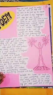 English project file on "keeping quiet" # Class 12th